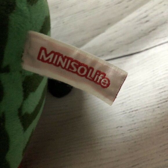 MINISO LIFE Watermelon-shaped Doll PLUSH‎ Red Green Stuffed Adorable Soft 9" - Picture 4 of 6